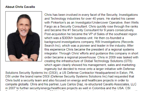 Chris Cavallo Managing Partner CSI-Secure Solutions